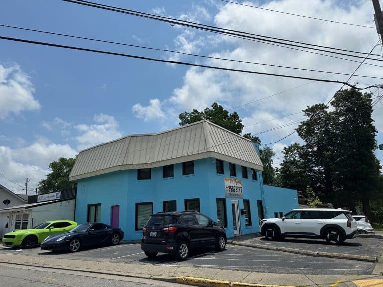 Front exterior view of 1208 Old Main Street commercial property for sale in Lexington, KY