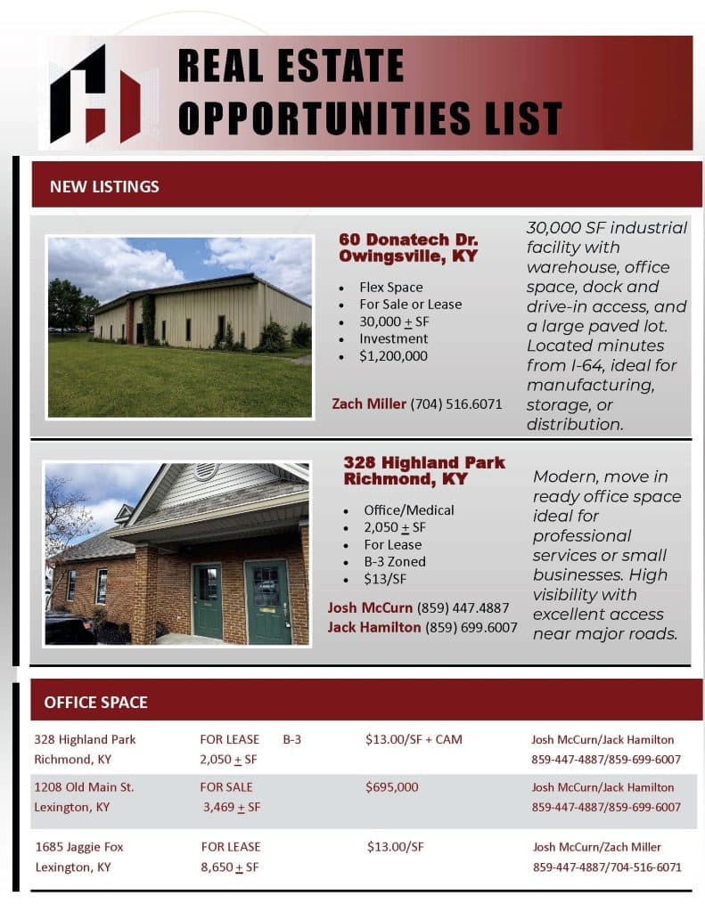 Two-story office building with brick façade and well-maintained landscaping.