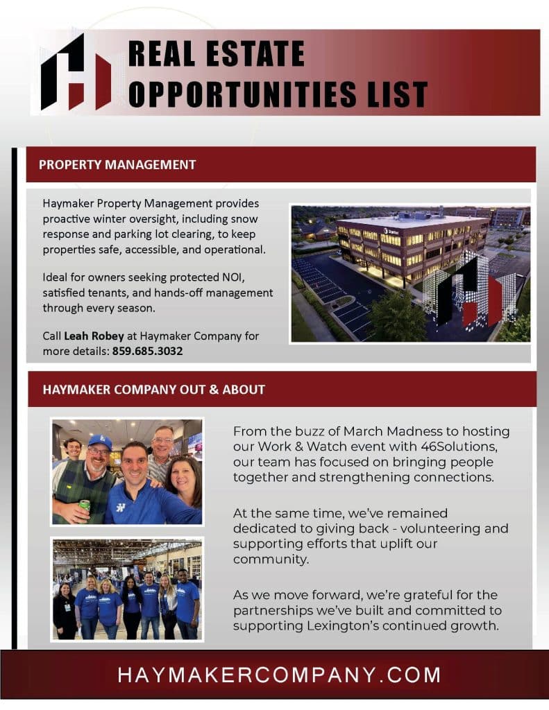 Office, retail, and industrial properties for sale Lexington KY